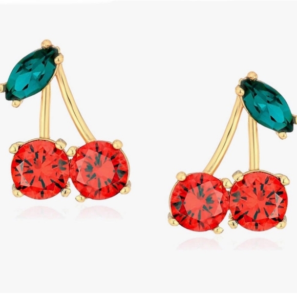 Kate Spade Cherry Earrings - Picture 2 of 5